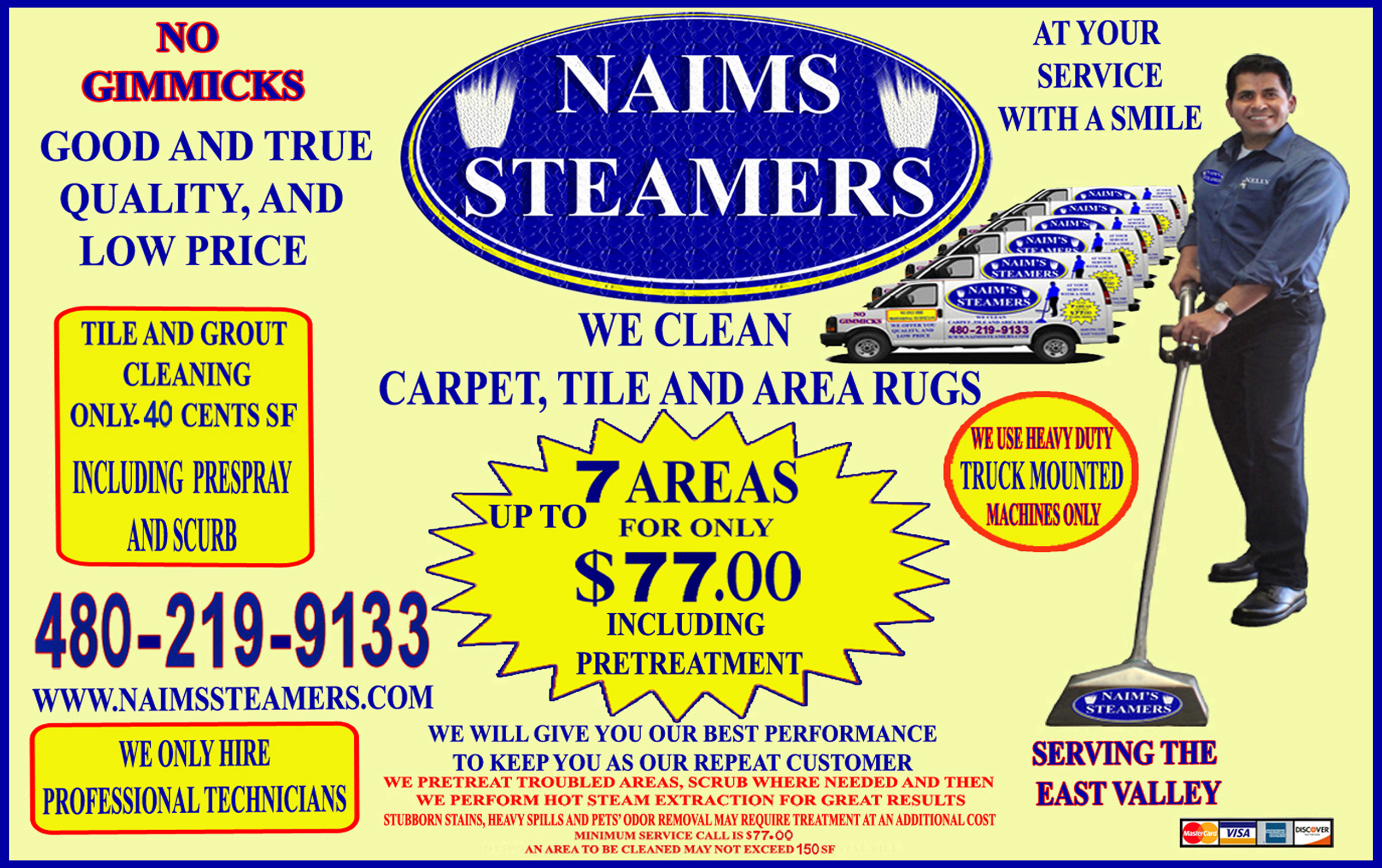 Carpet Cleaners - Naims Steamers